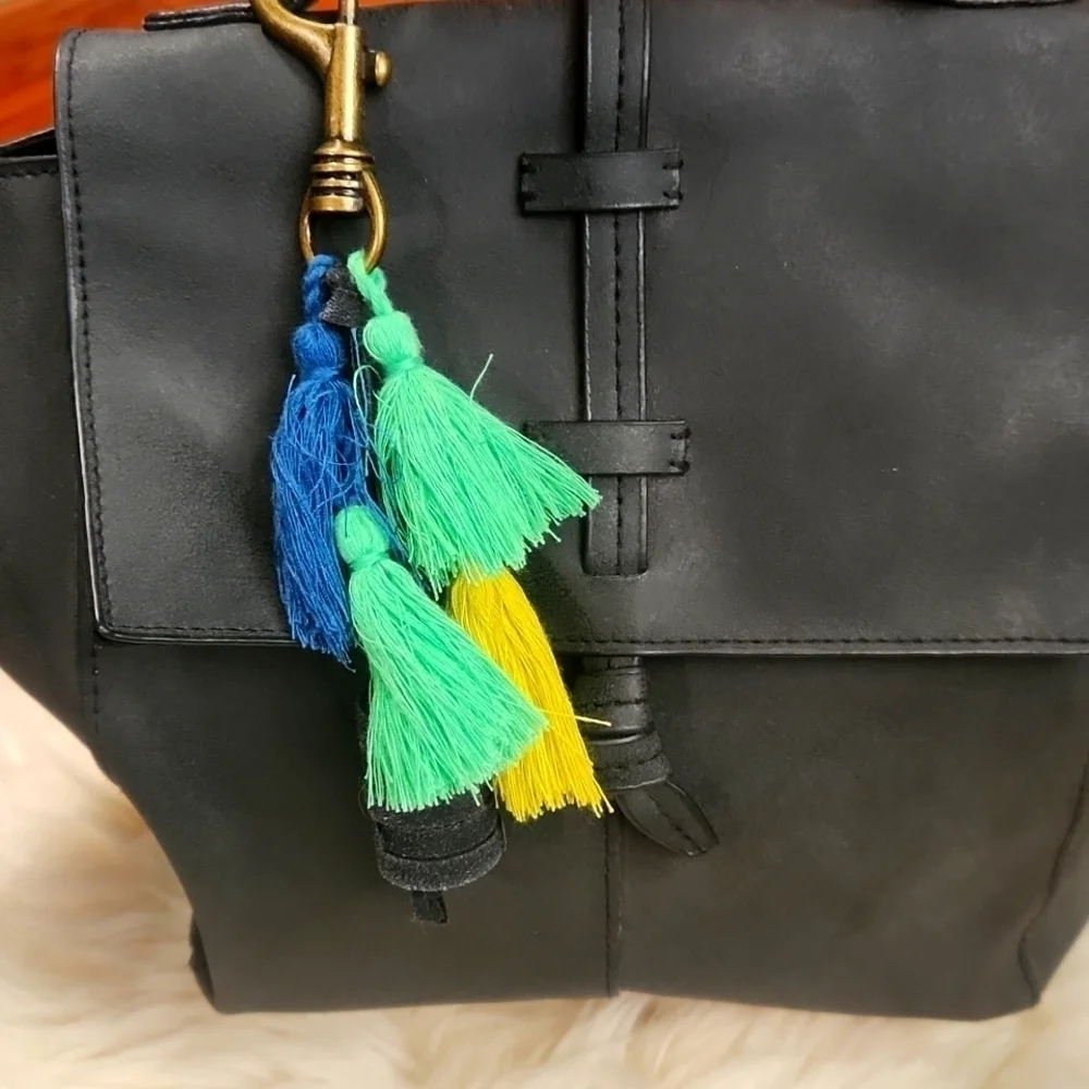Mystic River Black Satchel Bag